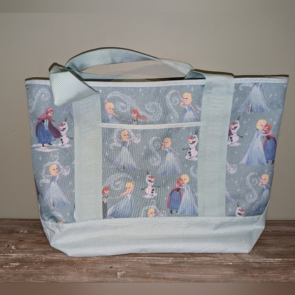 Pottery Barn Kids Handbags - Mackenzie Aqua Disney Frozen After School Tote Bag